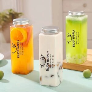 CHAI VUÔNG NẮP NHÔM 500ML: ĐỊNH HÌNH GU ĐỒ UỐNG HIỆN ĐẠI